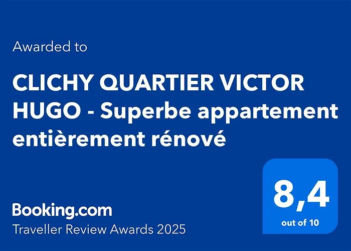 Clichy Quartier Victor Hugo - Superbe Appartement Entierement Renove